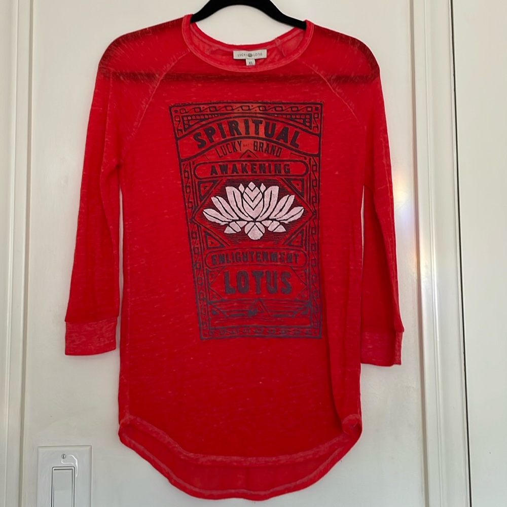 Lucky Lotus Long Sleeve Top